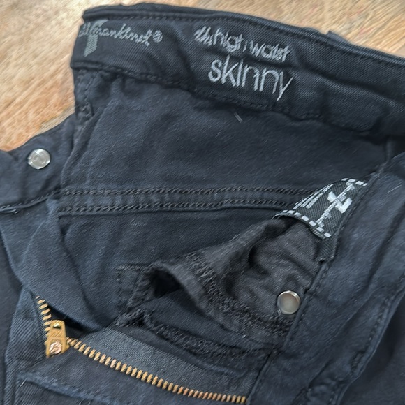 7 for all mankind high waist skinny jeans size 26 - Picture 2 of 4